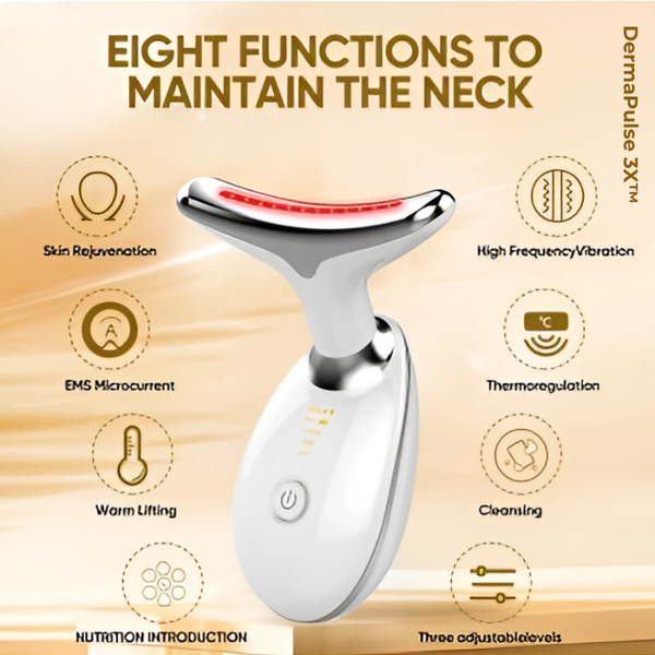Tricolor LED Beauty Massager