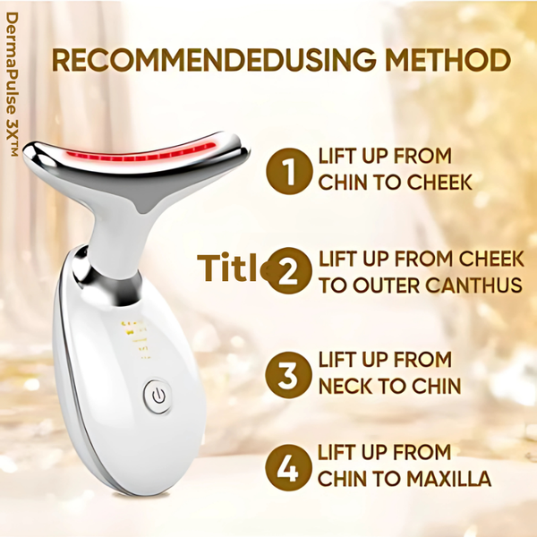 Tricolor LED Beauty Massager