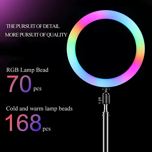 Colorful LED Selfie Ring Light