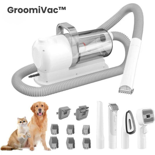 GroomiVac™ - Trim, vacuum, shine.